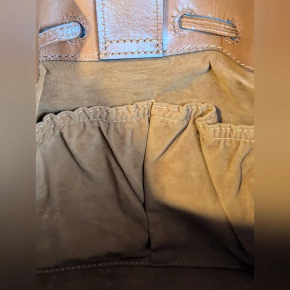 Patricia Nash Tote Drawstring Whitney English Garden Map British Tan - Picture 11 of 15